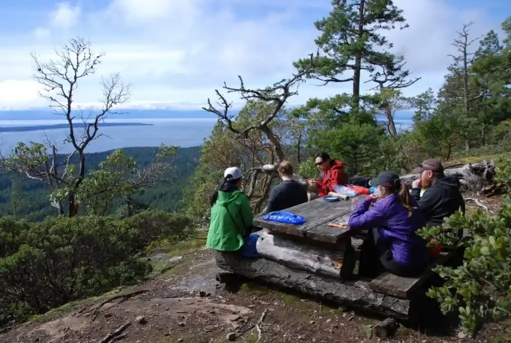 Backpacking the Sunshine Coast Trail - Manzanita Bluff