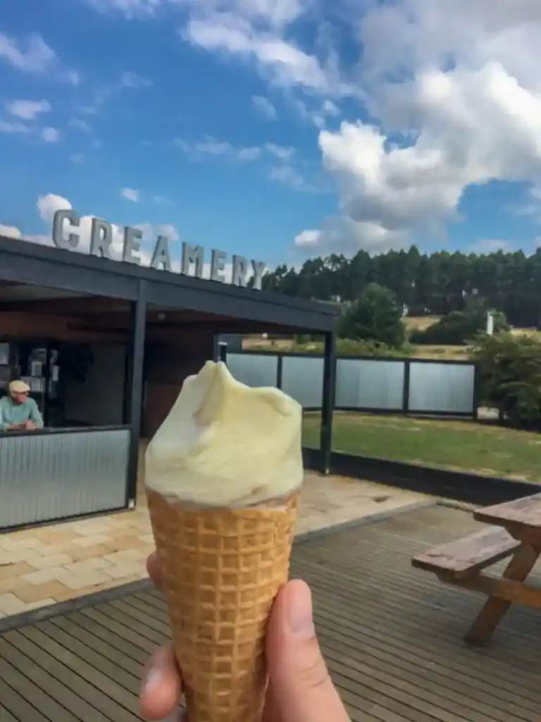 Ice cream at Van Dieman's Land Creamery near Devonport, Tasmania.