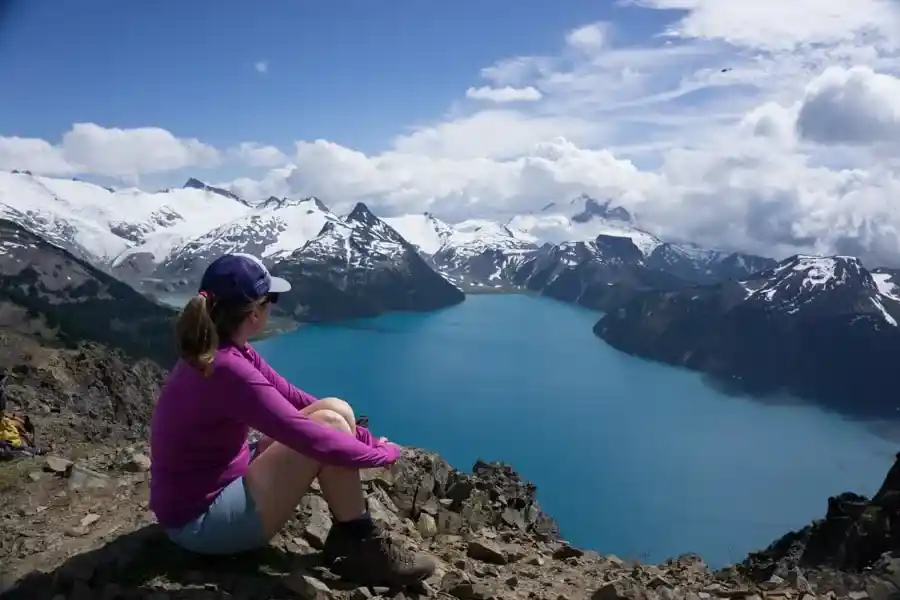 Garibaldi Lake from Panorama Ridge near Squamish