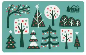 REI Gift Card - a great stocking stuffer for hikers