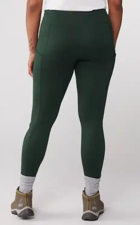 Back view of the Patagonia Pack Out Tights for hiking