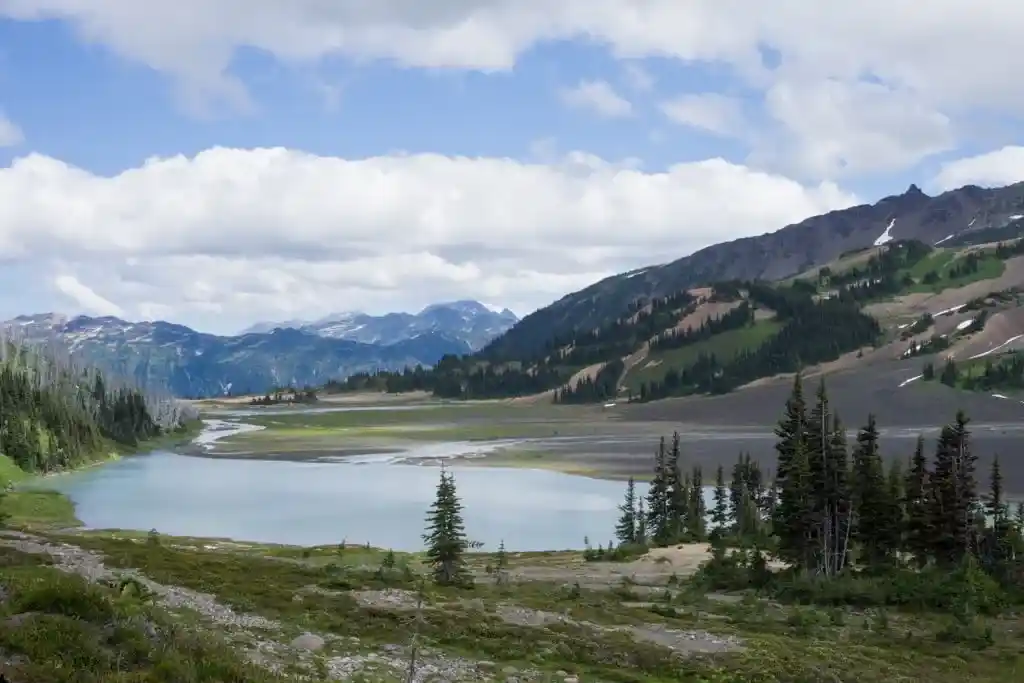Helm Lake near Helm Creek in Garibaldi Provincial Park