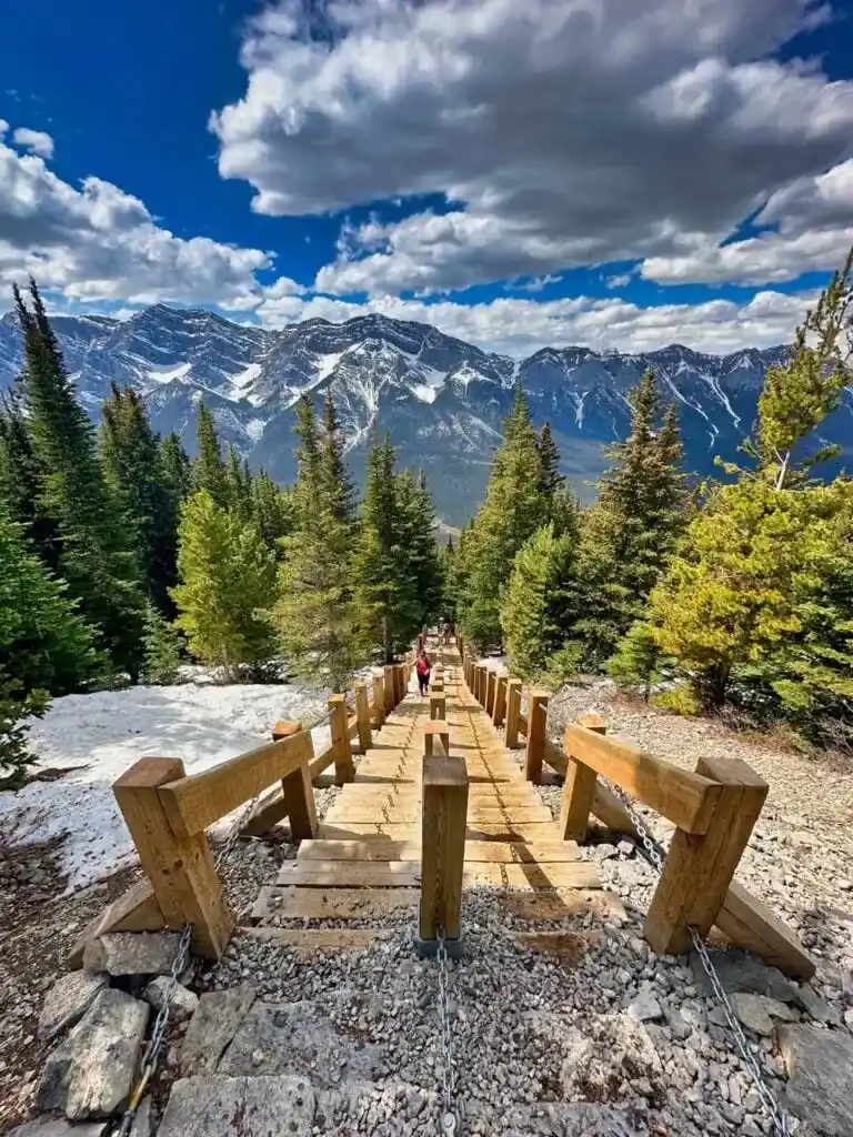 Ha Ling Peak Trail in May