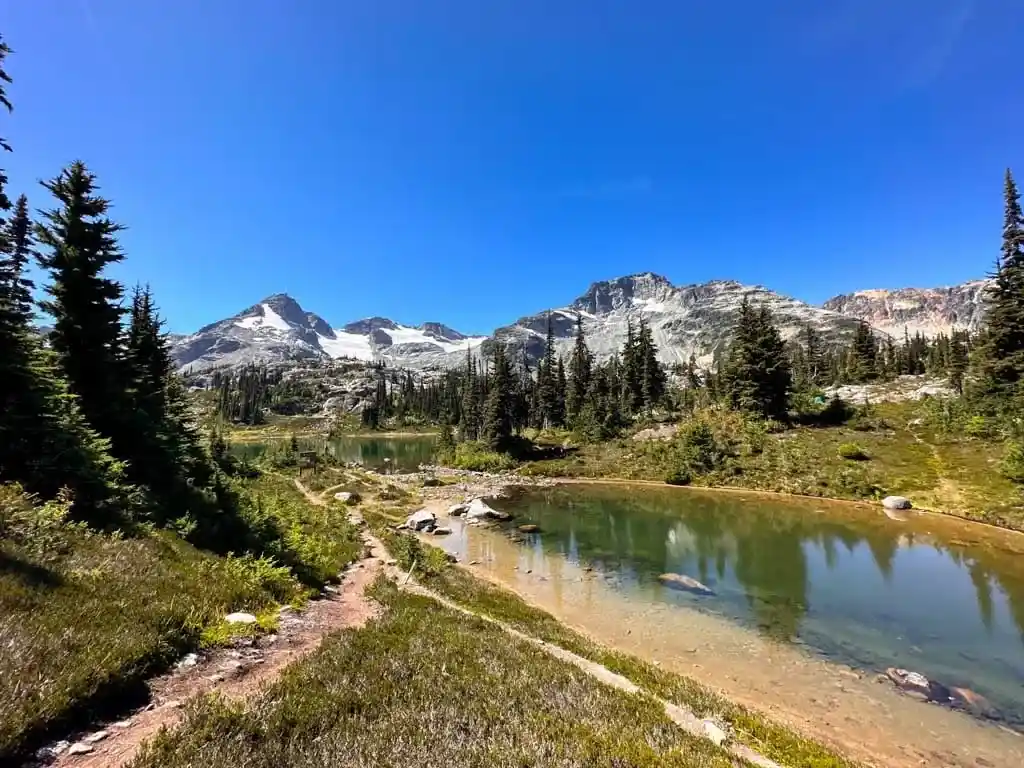 First lake at Semaphore Lakes