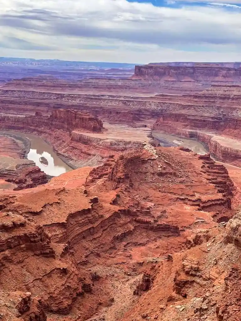 View of the canyon in Dead Horse Point State Park near Moab