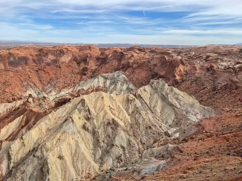Upheaval Dome Overlook in Canyonlands National Park