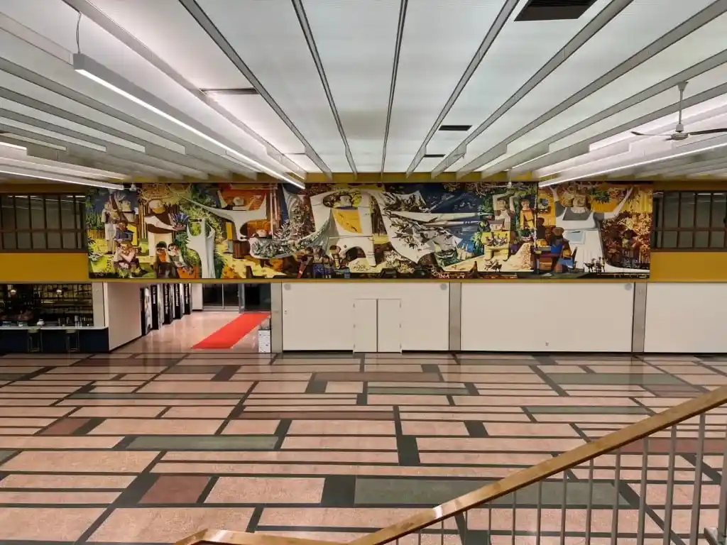 The international lounge at the Gander International Airport.